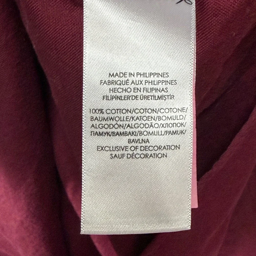 Polo Ralph Lauren Shirt Mens 4XB Big Burgundy Long Sleeve Button Down Preppy